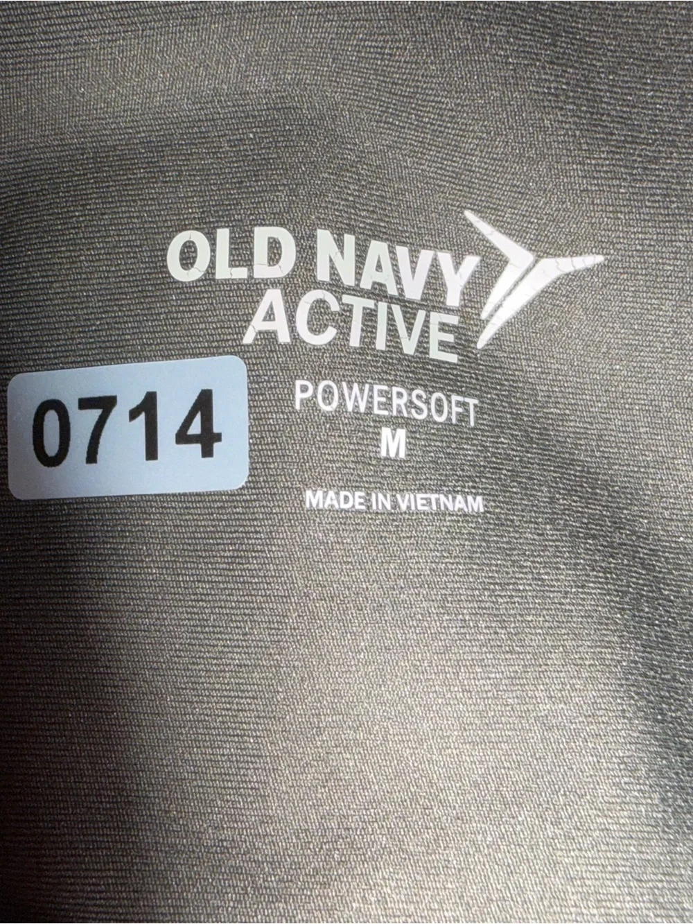 Old Navy Active Powersoft High Rise Pocket Leggings Gray Medium